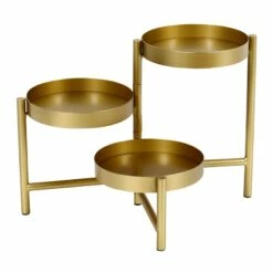 10in Metal 3 Tier Floding Stand