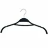 12-Piece Non-Slip Shirt Hanger, Black 2 12-Piece Non-Slip Shirt Hanger, Black -Storage supplies shop 12 piece non slip shirt hanger black