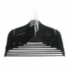 12-Piece Non-Slip Suit Hangers, Black -Storage supplies shop 12 piece non slip suit hangers black