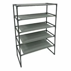 15-Pair Standing Stackable Shoe Rack