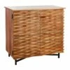 2-Door Wave Wood Carved Cabinet -Storage supplies shop 2 door wave wood carved cabinet