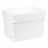 2-Pack 15L White Storage Container, Large -Storage supplies shop 2 pack 15l white storage container large