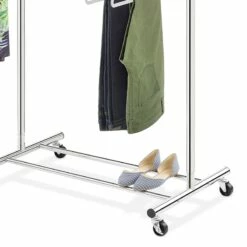2-Rod Extendable Garment Rack -Storage supplies shop 2 rod extendable garment rack 3