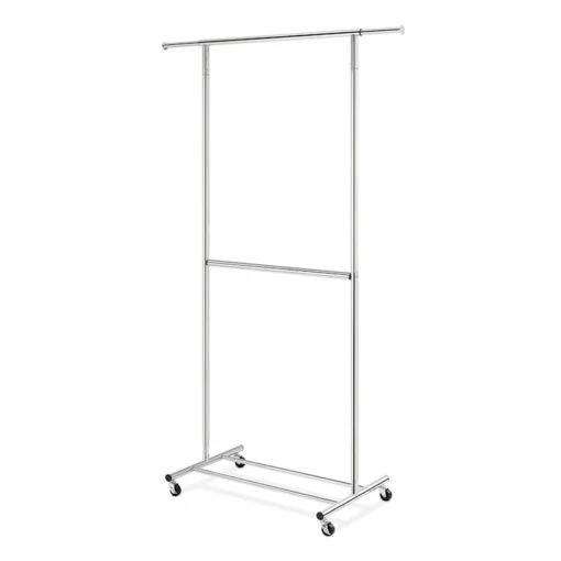 2-Rod Extendable Garment Rack -Storage supplies shop 2 rod extendable garment rack