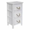 3-Drawer Distressed White Cabinet -Storage supplies shop 3 drawer distressed white cabinet