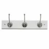 3-Hook White Round Wall Hanger -Storage supplies shop 3 hook white round wall hanger
