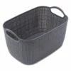3-Piece Jute-Look Storage Basket, Medium -Storage supplies shop 3 piece jute look storage basket medium