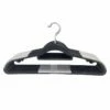 30-Piece Non-Slip Suit Hanger, Black