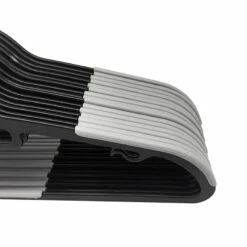 30-Piece Non-Slip Suit Hanger, Black -Storage supplies shop 30 piece non slip suit hanger black 2