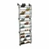 36-Pair Over The Door Shoe Organizer, Bronze -Storage supplies shop 36 pair over the door shoe organizer bronze