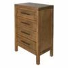 4-Drawer Wooden Cabinet 1 4-Drawer Wooden Cabinet -Storage supplies shop 4 drawer wooden cabinet