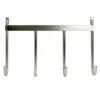 4-Hook Over The Door Hanger, Nickel -Storage supplies shop 4 hook over the door hanger nickel