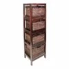 4-Tier Wooden Storage Stand 2 4-Tier Wooden Storage Stand -Storage supplies shop 4 tier wooden storage stand