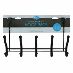 5-Hook Over The Door Rack, Bronze