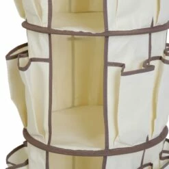 5-Tier Carousel Organizer, Brown 8 5-Tier Carousel Organizer, Brown -Storage supplies shop 5 tier carousel organizer brown 2