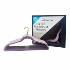 50-Pack Suit Hangers, Lavender -Storage supplies shop 50 pack suit hangers lavender 3