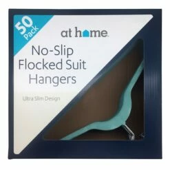50-Pack Velvet Suit Hangers, Aquifer Blue -Storage supplies shop 50 pack velvet suit hangers aquifer blue 3