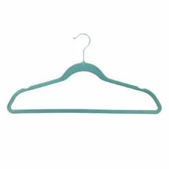 50-Pack Velvet Suit Hangers, Aquifer Blue -Storage supplies shop 50 pack velvet suit hangers aquifer blue 4