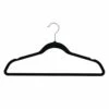 50-Pack Velvet Suit Hangers, Black