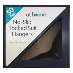 50-Pack Velvet Suit Hangers, Black -Storage supplies shop 50 pack velvet suit hangers black 2