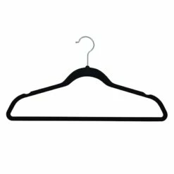 50-Pack Velvet Suit Hangers, Black