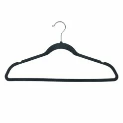 50-Pack Velvet Suit Hangers, Dark Blue -Storage supplies shop 50 pack velvet suit hangers dark blue 1