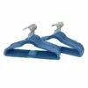 50-Pack Velvet Suit Hangers, Denim Blue -Storage supplies shop 50 pack velvet suit hangers denim blue