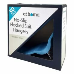 50-Pack Velvet Suit Hangers, Denim Blue -Storage supplies shop 50 pack velvet suit hangers denim blue 2