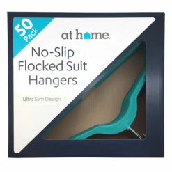 50-Pack Velvet Suit Hangers, Turkish Blue -Storage supplies shop 50 pack velvet suit hangers turkish blue 2