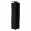 6-Shelf Organizer, Black 2 6-Shelf Organizer, Black -Storage supplies shop 6 shelf organizer black