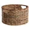 Bacburi Round Woven Abaca Storage Basket, Small -Storage supplies shop bacburi round woven abaca storage basket small