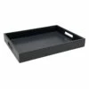 Black Beauty Wooden Decorative Tray, 16x12 -Storage supplies shop black beauty wooden decorative tray 16x12 1