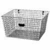 Black Metal Wire Wall Basket, Medium