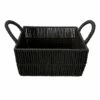Black Paper Storage Basket, Medium -Storage supplies shop black paper storage basket medium