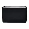 Black Rectangle Fabric Storage Basket, Large -Storage supplies shop black rectangle fabric storage basket large