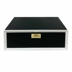 Black & White Wood Box, 9x6