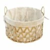 Chevy Natural Round Storage Basket, Large