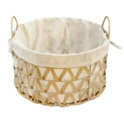 Chevy Natural Round Storage Basket, Large