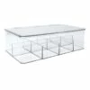 Clear Section Organizer, Medium -Storage supplies shop clear section organizer medium