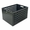 Crosby St Holden Black Wooden Storage Crate, Large -Storage supplies shop crosby st holden black wooden storage crate large