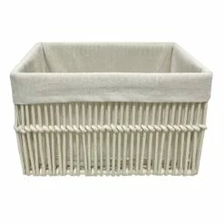 Crosby St Rectangle Poly Rope Storage Basket, Large
