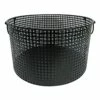 Crosby St Straton Black Round Metal Storage Basket, Small 2 Crosby St Straton Black Round Metal Storage Basket, Small -Storage supplies shop crosby st straton black round metal storage basket small