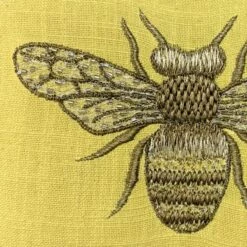 Embroidered Bee Jewelry Box 7 Embroidered Bee Jewelry Box -Storage supplies shop embroidered bee jewelry box 2