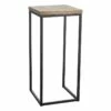 Fiona Wood Top Plant Stand With Metal Base, Medium 1 Fiona Wood Top Plant Stand With Metal Base, Medium -Storage supplies shop fiona wood top plant stand with metal base medium