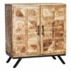 Found & Fable 2-Door Saffron Cabinet -Storage supplies shop found fable 2 door saffron cabinet