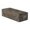 Found & Fable Etched Wooden Box, 4x10 1 Found & Fable Etched Wooden Box, 4x10 -Storage supplies shop found fable etched wooden box 4x10 1