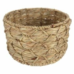 Found & Fable Kai Round X Weave Storage Basket, Small