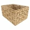 Found & Fable Kai Tall X Weave Rectangle Storage Basket, Large -Storage supplies shop found fable kai tall x weave rectangle storage basket large