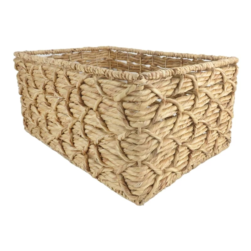 Found & Fable Kai X Weave Rectangle Storage Basket, Large 3 Found & Fable Kai X Weave Rectangle Storage Basket, Large