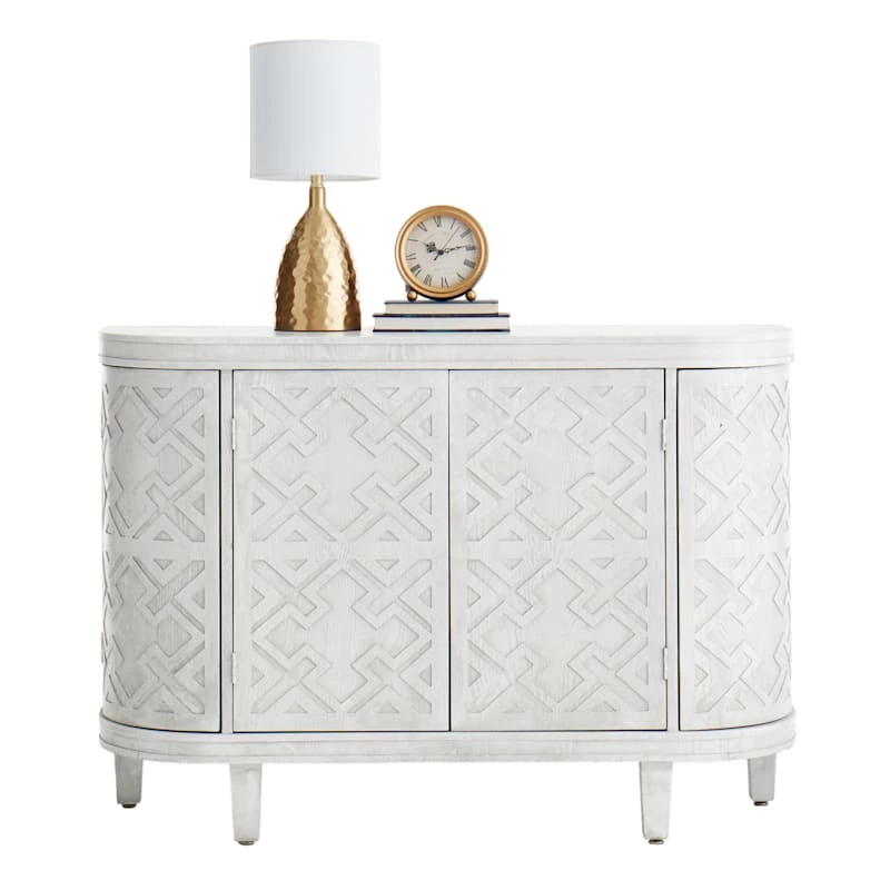 Found & Fable Lena Curved 4-Door Media Cabinet 5 Found & Fable Lena Curved 4-Door Media Cabinet - Image 3